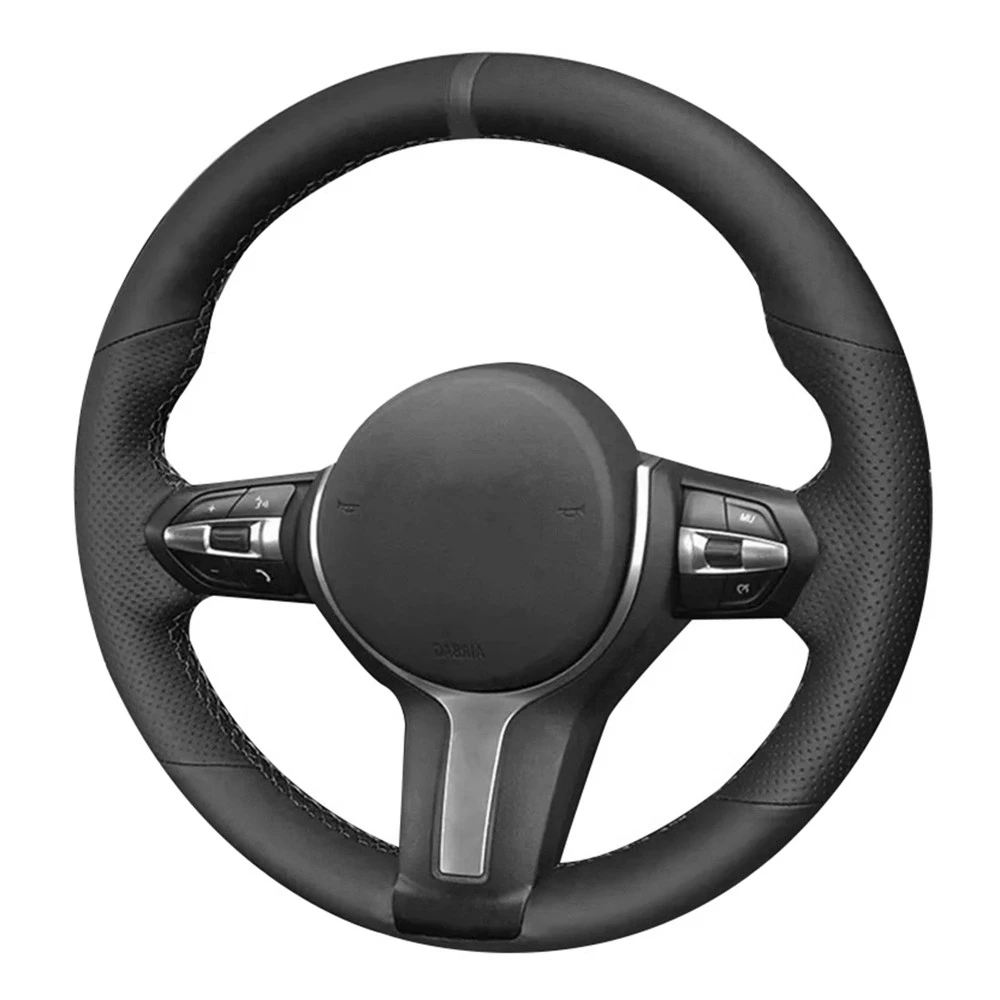 Customized Car Steering Wheel Cover Anti-Slip PU Leather For BMW M Sport F45 F39 F48 F25 F26 F15 F16 F10 F12 F20 F30 F31 F32 F34