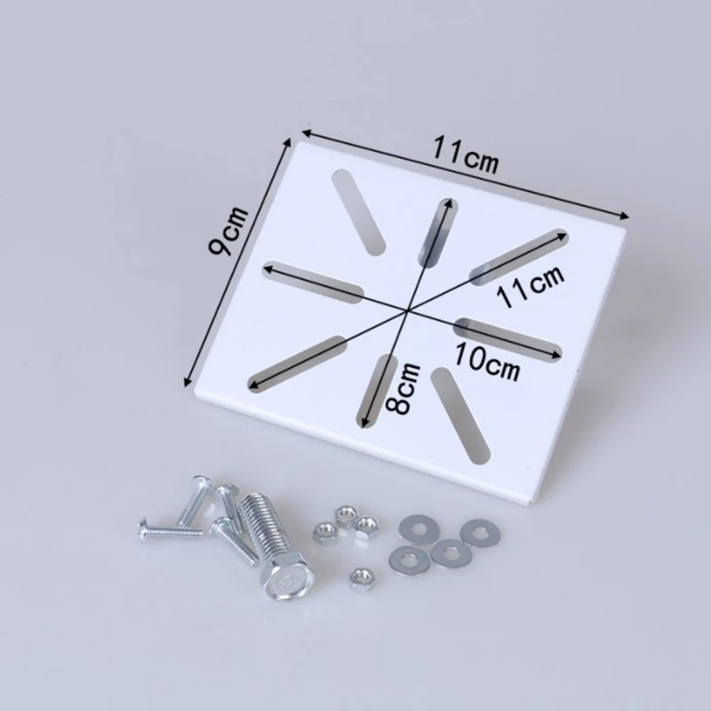 1pc Universal Vertical Pole Mount Adapter with Screws Fixing Wall Mounting Bracket For CCTV Security Camera