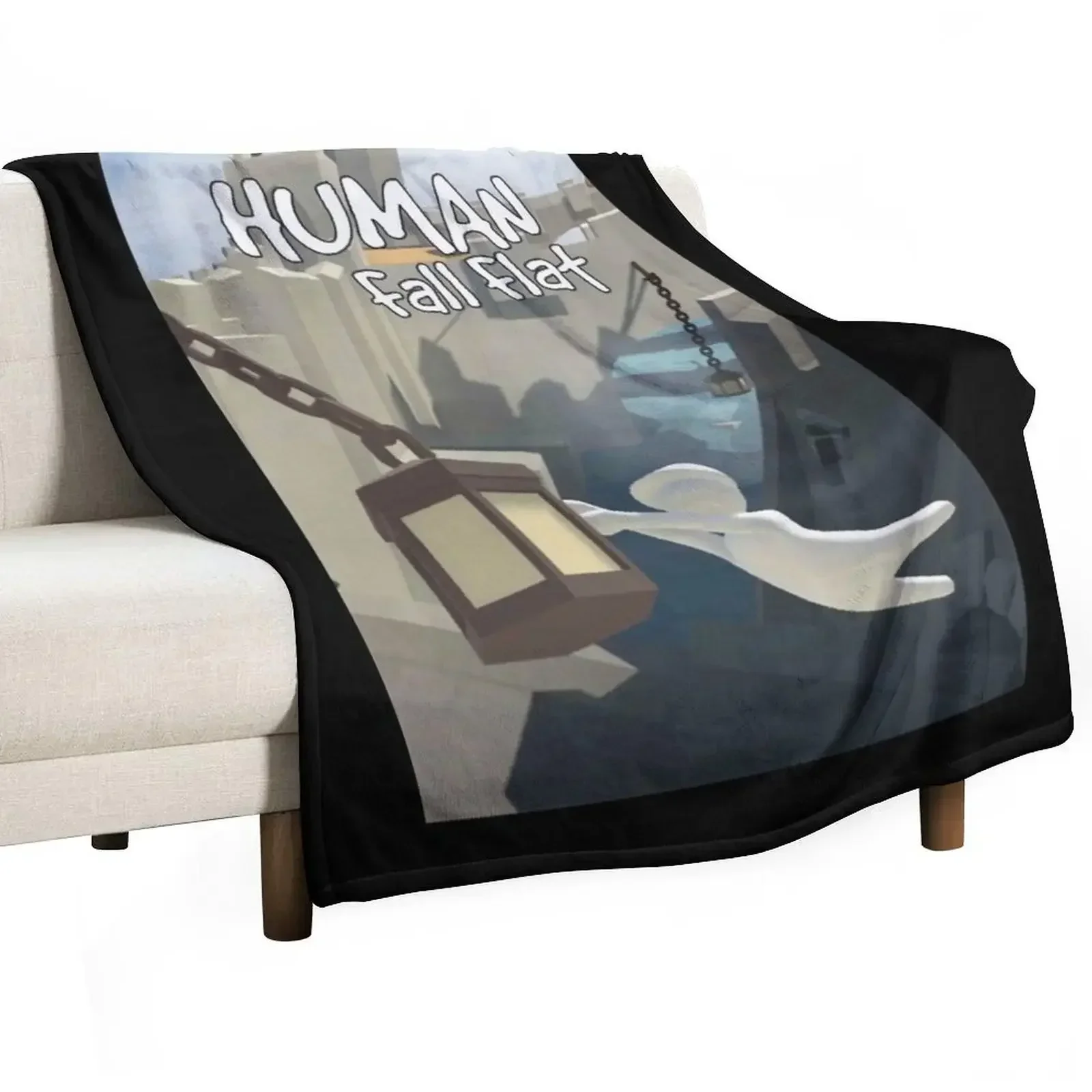 Human Fall Flat Throw Blanket Beach Thin Soft Plush Plaid Sofa Quilt Blankets