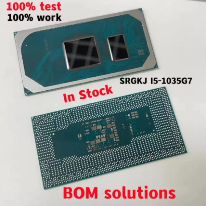 100% test very good product SRGKJ I5-1035G7 I5 1035G7 SRG0S SRGKF I3-1005G1 I3 1005G1 bga chip reball with balls IC chips