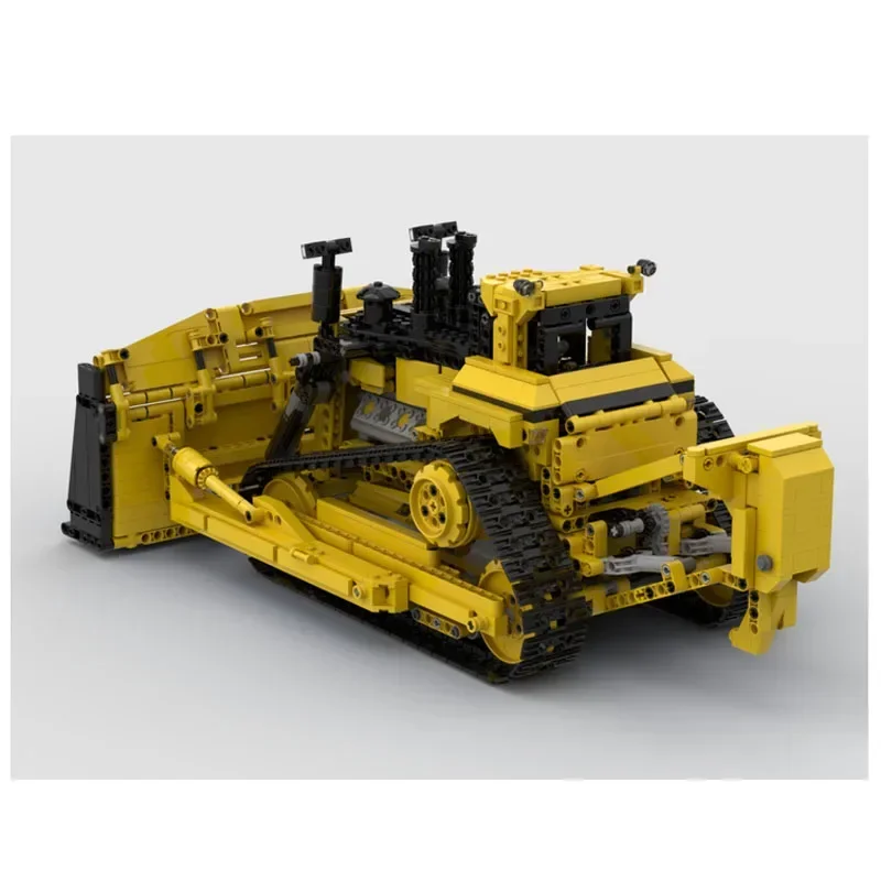 MOC-83447 สีเหลือง Bulldozer D11R Full RC Assembly เย็บ Building Block รุ่น 1822 ชิ้นส่วนเด็ก Building Block ของเล่นของขวัญ