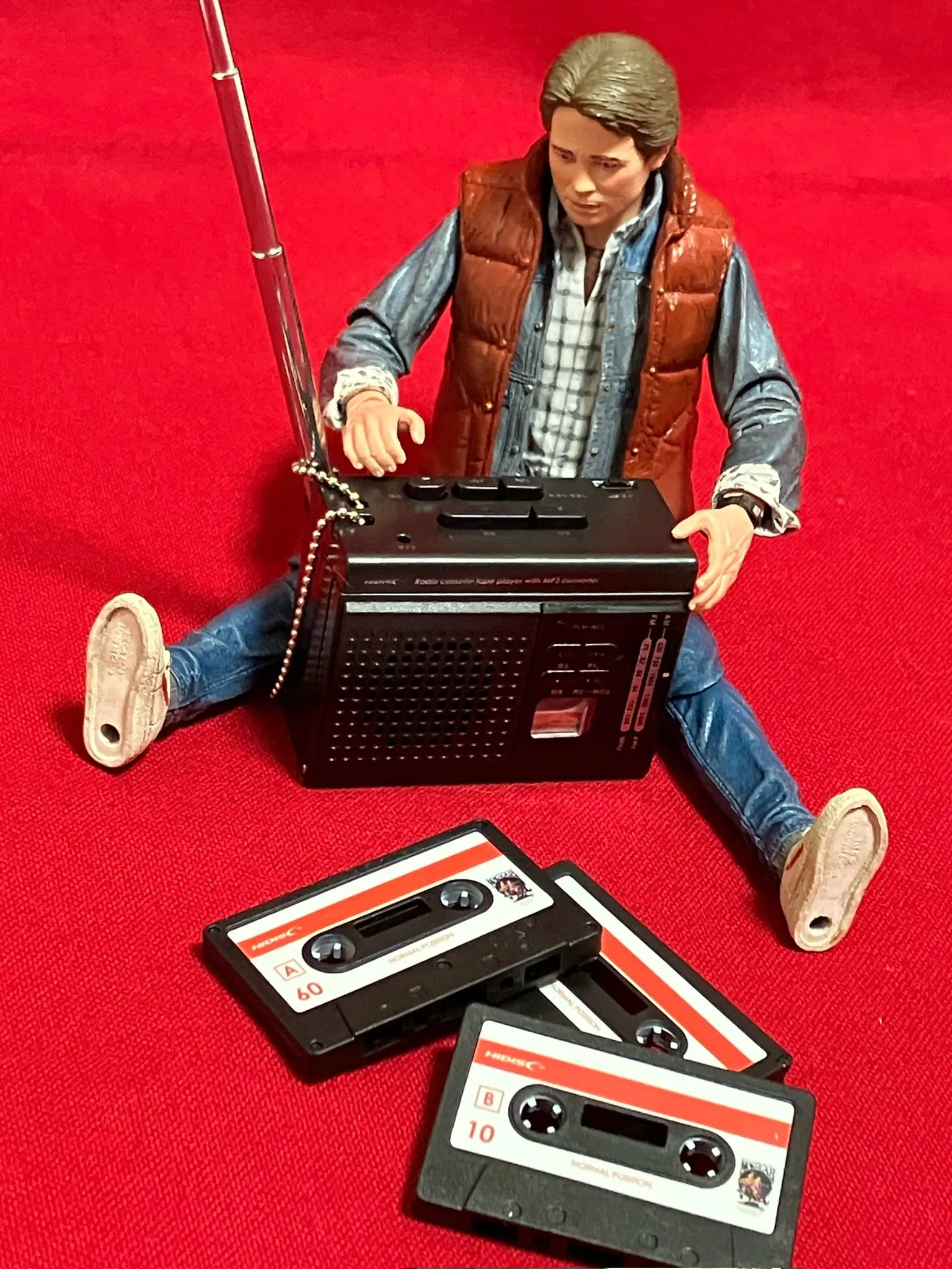 J.DREAM cápsula de juguete, colección de mascotas de laboratorio magnético HIDISC, grabadora de Cassette, cinta, llavero en miniatura, figuras