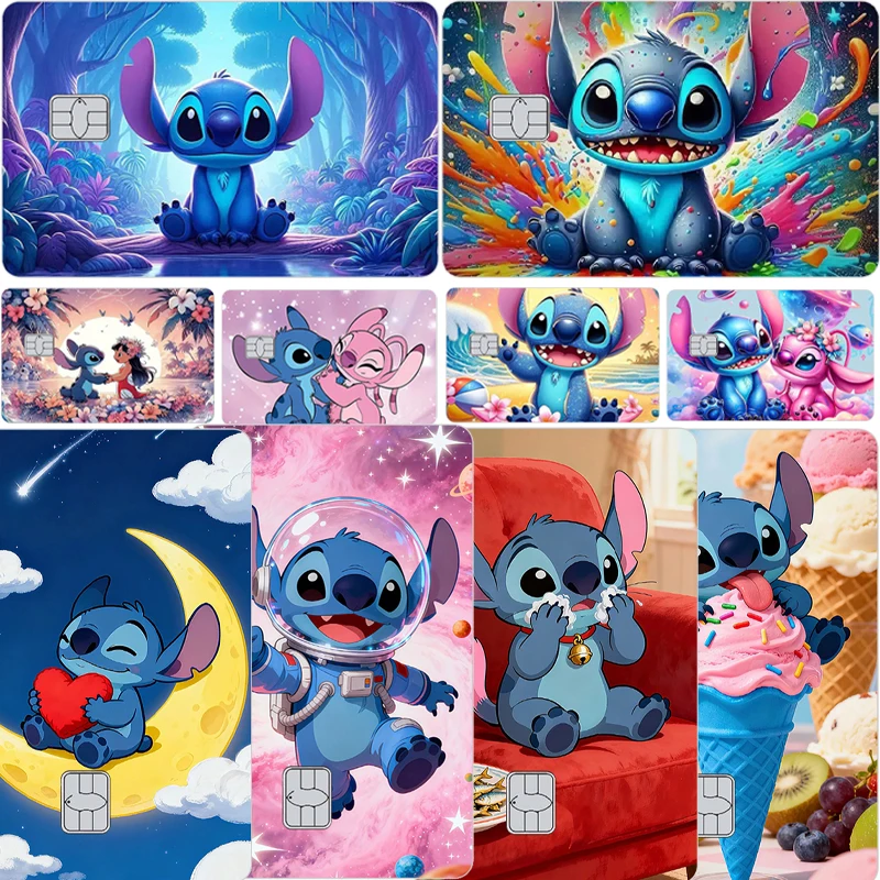 

Аниме модные наклейки на кожу кредитной карты для маленьких больших без чипов мультфильм Kawaii VISA банка дебетовый автобус метро карта пленочная наклейка