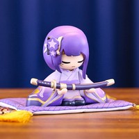 10CM Genshin Impact Beelzebul Xiao Klee Anime Figure Cute Doll Sitting Model PVC Game Series Collection Sculpture Ornament