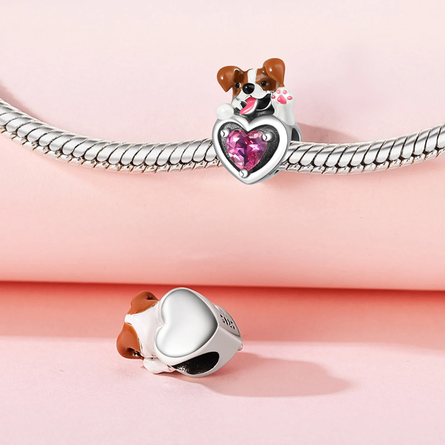 الخرز 925 فضة سحر الأصلي لطيف فصيل كورجي الكلب الخرز صالح سوار مجوهرات Diy بها بنفسك النساء غرامة هدية التبعي #2