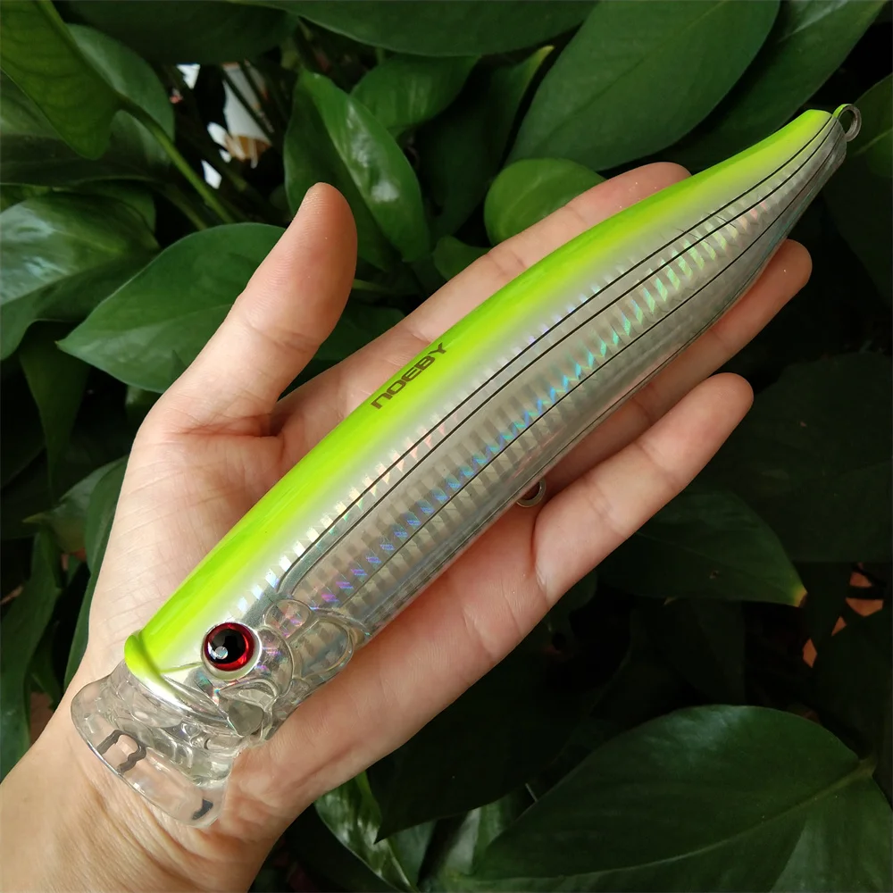 Noeby 3 Stück 175mm 73g Feed Popper Angelköder Oberflächenköder Künstlicher Harter Köder Thunfisch Big Game Salzwasser-Angelköder – Detail 12