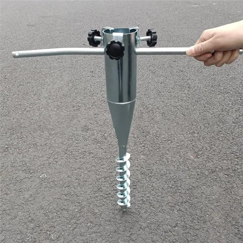 AB11-Metal Sand Anchor Ground Stake-Beach Sunshade Umbrella Frame-Heavy-Duty For Windproof Stability