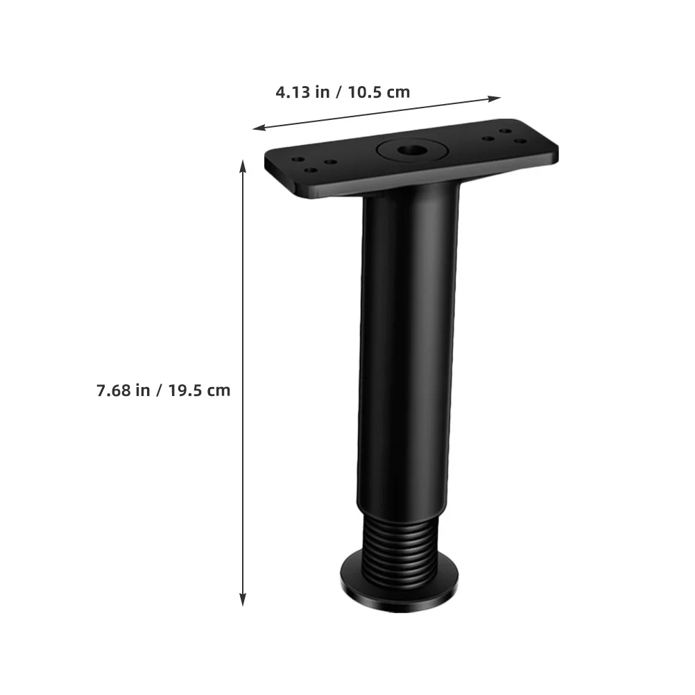 

4pcs Replacement Adjustable Frame Center Support Durable Metal Bed Legs For Mattress Foundation Bed Frame Support Legs