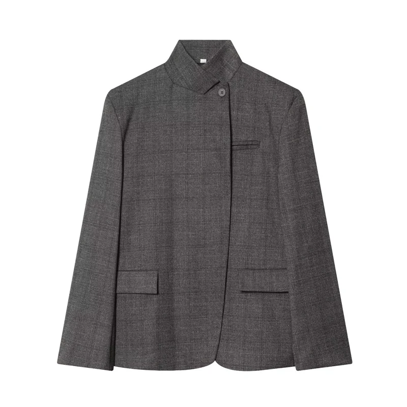 Casual Dames Blazer Jas Broek Past Volledige Mouw Revers Split Effen Jassen Dame 2025, Herfst Casual Vrouwelijke Straat Bovenkleding