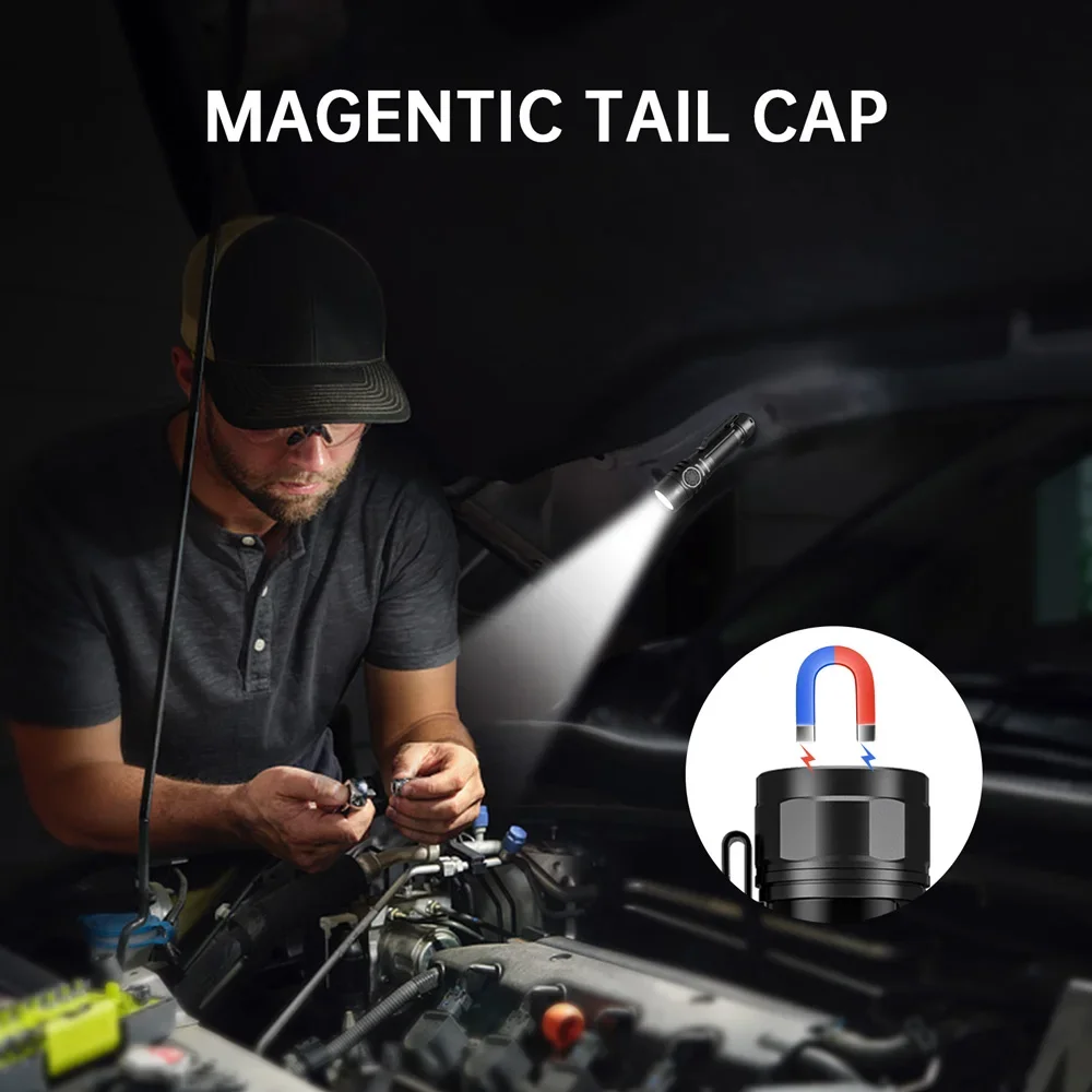 Sofirn SC29 3000 لومينز EDC مصباح يدوي قابل لإعادة الشحن XHP50B LED قوي 21700 مصباح شعلة فانوس IPX8 للتخييم والصيد #5