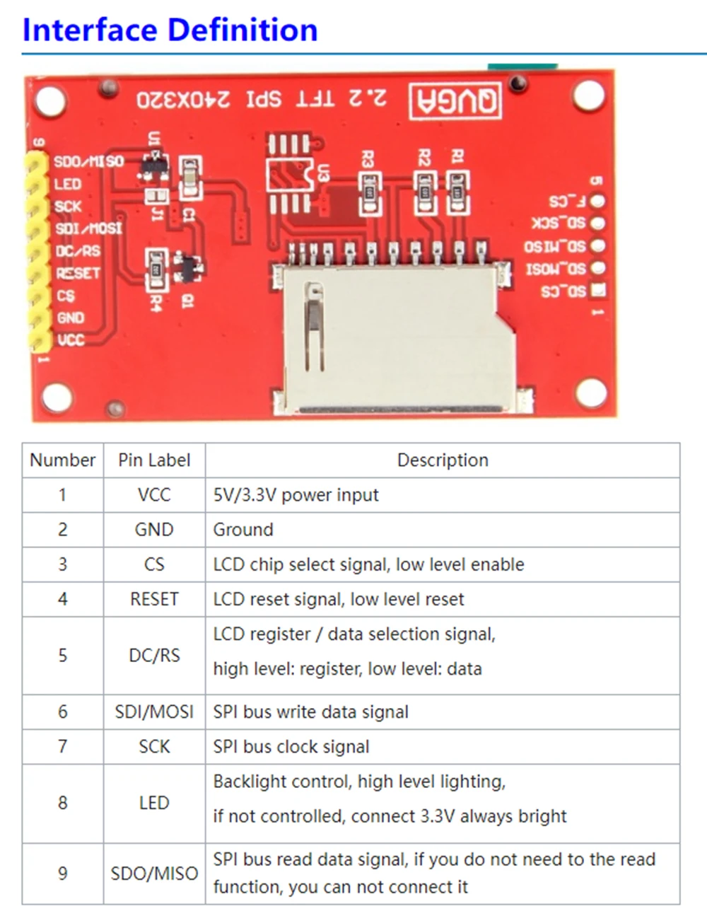 Hailege 2.4 ILI9341 240x320 SPI TFT LCD Display 2.4 pollici Touch Panel LCD 5V / 3.3V con penna touch Hailege 2.4 ILI9341 240x320 SPI TFT LCD Display 2.4 pollici Touch Panel LCD 5V / 3.3V con penna touch