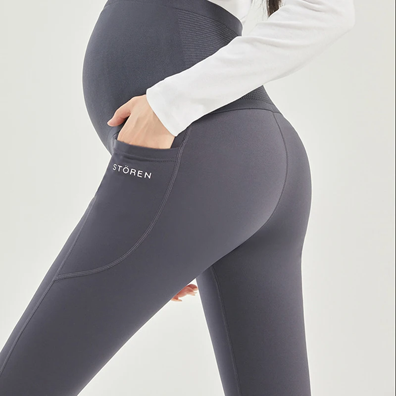 Spring Autumn Fashion Pregnant Women's Comfortable Underpants for Lifting Hips Slimming Sports Yoga Waist Protection Shark Pants