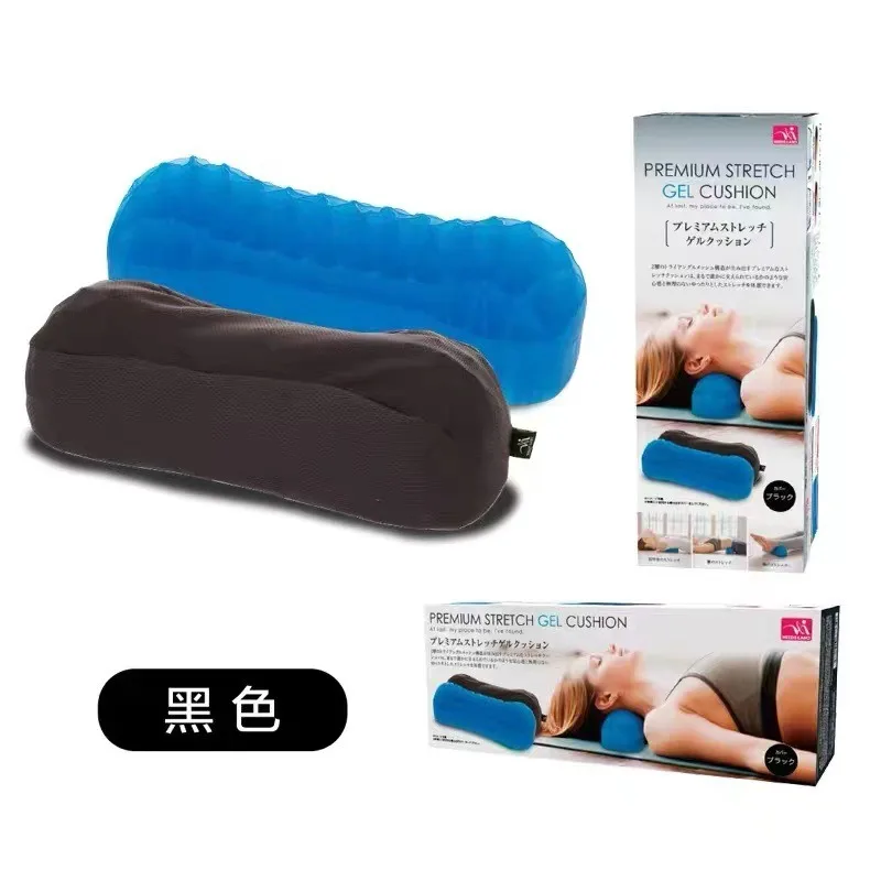 Neck Roll Pillow for Sleeping Round Neck Support Pillows with Mesh Removable Washable Cover Pillow for Pain Relief