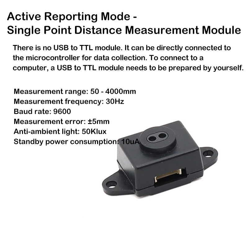 High-precision laser displacement ranging sensor module, PLC infrared ranging module