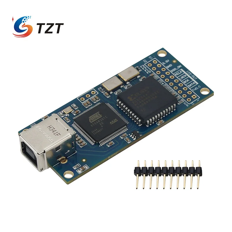 

TZT USB I2S Digital Interface Board Support DSD512 32bit 384Khz Replacement For Amanero Advanced Version V2