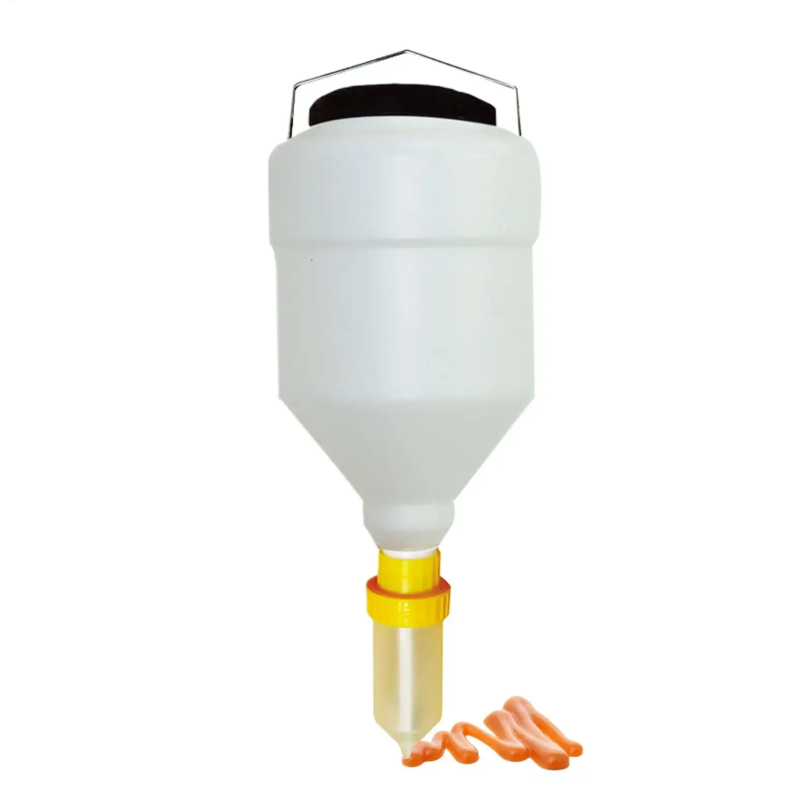 3.5L Hanging Sauce Dispenser Squeeze Bottle Sauce Bottle Sauce Squeeze Bottle Hanging Sauce Dispenser Large Diameter
