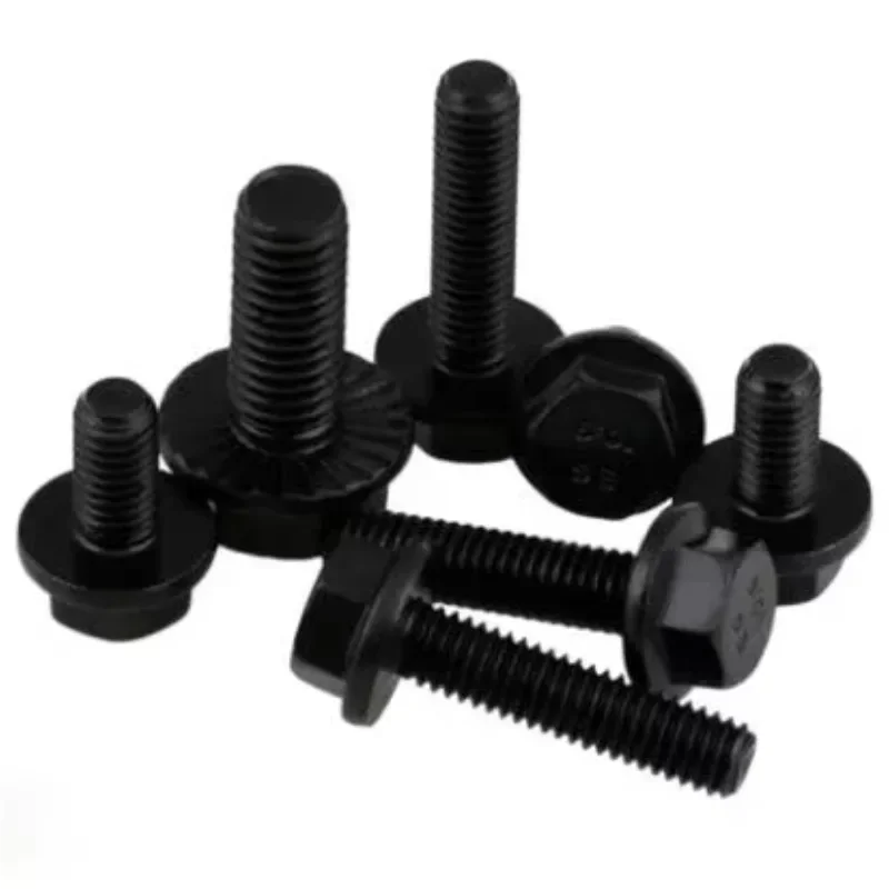 

kpCGEUAp 2 шт. M10 из углеродистой стали, внешний шестицветочный фланец, винт с торцевым болтом, высокопрочные винты Torx, длина 20 мм-35 мм