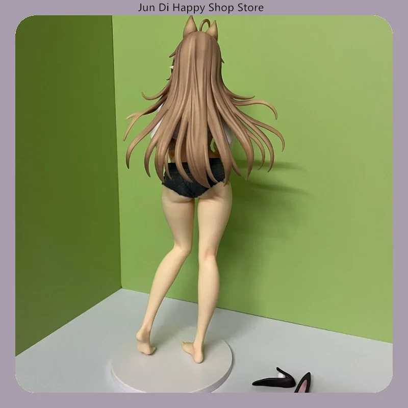 Figurine Anime Fille Elfe Lapin de 45 cm en Pose Debout, Modèle de Collection, Décoration de Bureau, Ornement, Jouet, Cadeau pour les Fans