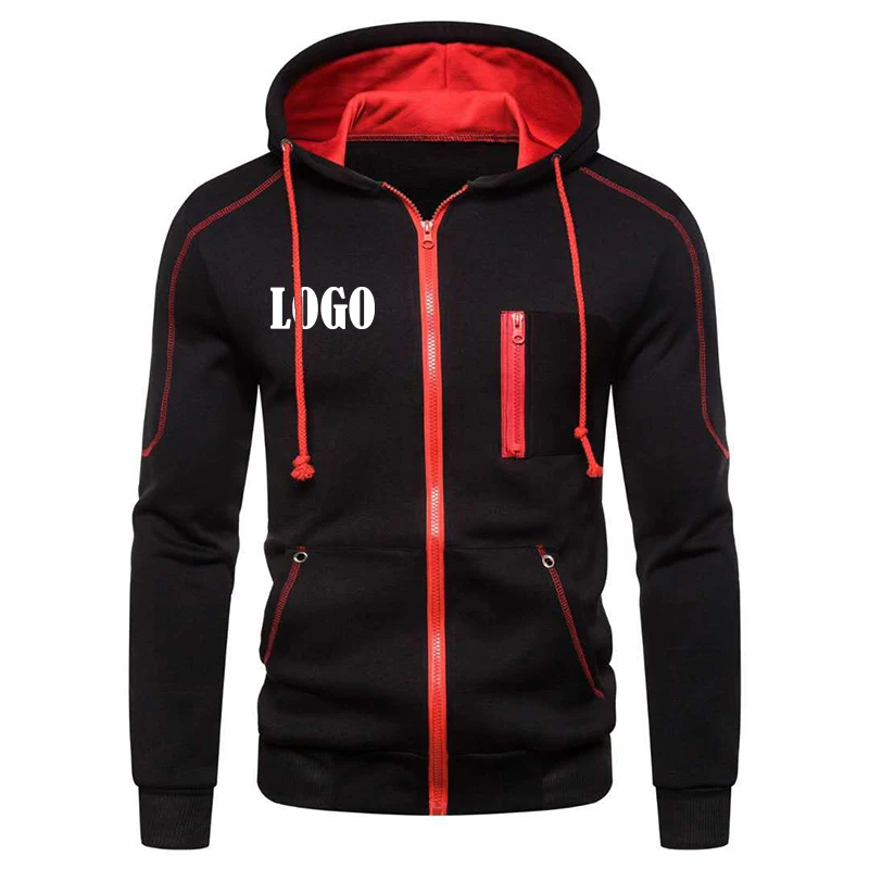 Customized Newest  Hoodies Men Women Warm Sports Coat Hooded Sweatshirt Zipper Jacket S-3XL