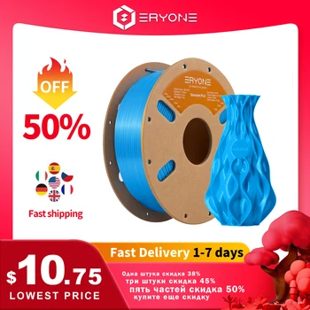 ERYONE standart PLA Filament 1kg 1.75mm yüksek kalite Filament 3D PLA düşük büzülme sarf 3D yazıcı için