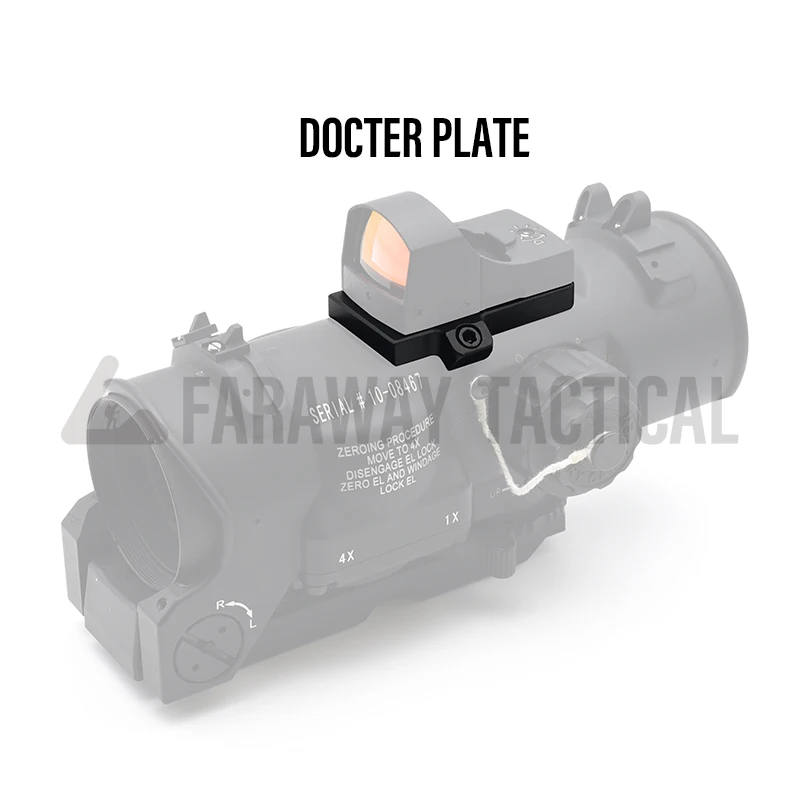 RM ريد دوت البصر لوحة دوكتر تركيب لوحة لتركيب شبح Elcan DR نطاق مصنوع من معدن الألومنيوم باستخدام الحاسب الآلي جودة عالية