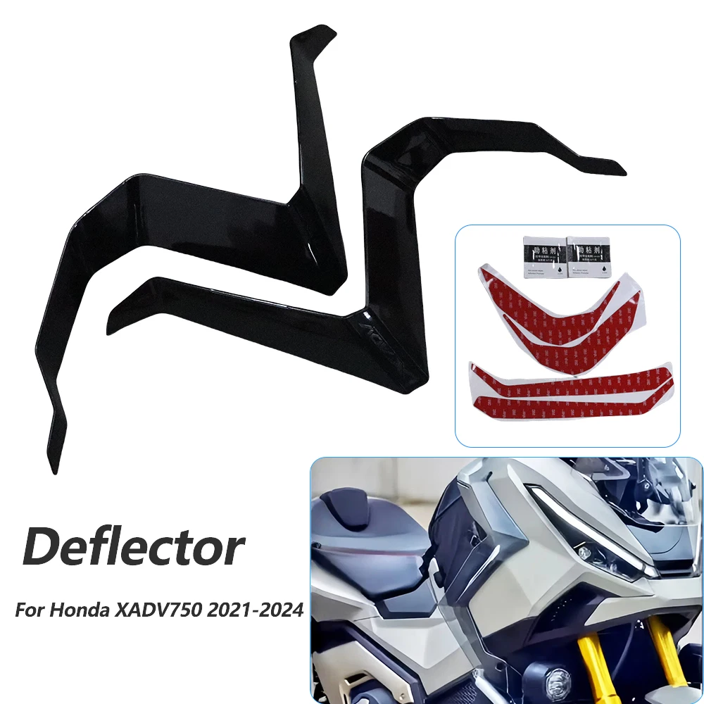 

Motorcycle Air Deflectors For Honda X-ADV XADV 750 XADV750 2021-2024 Leg Fairing Wind Deflector Side Windshield Accessories