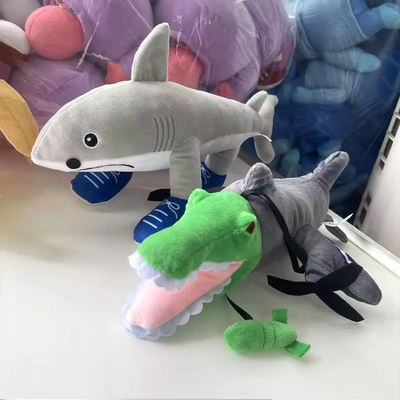 Милый стиль Tralalelo Tralala Shark, плюшевая вольтungsahur, итальянская плюшевая кукла Brainrot Al, мягкая подушка, игрушки на заказ