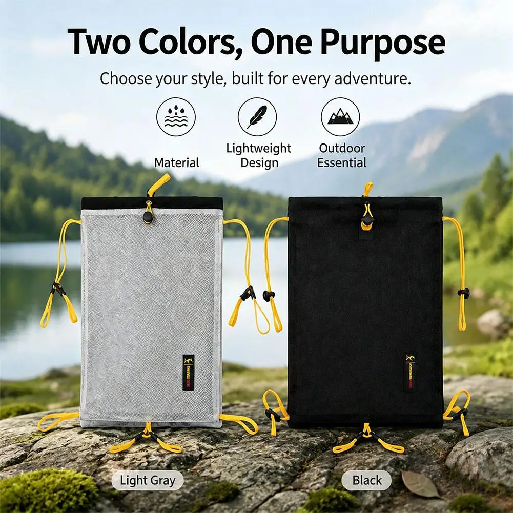 Hiking Storage Bag Backpack Expansion Storage Bag Pouch Breathable Tactical Travel Outdoor Hiking Camping Gear Storage Bag