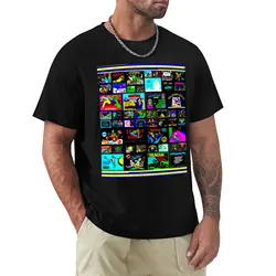 ZX Spectrum T-Shirt Game Loading Screens Part I T-Shirt cute clothes Blouse oversizeds hippie clothes mens funny t shirts