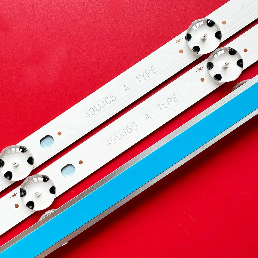 1/3 مجموعات LED شريط إضاءة خلفي ل 49UJ65_A_27LED 49UJ65_B_27LED 49UJ65 49UJ701V 49UJ654T 49UJ651V 49LJ614V 49UJ634V 49UJ65 A B T #4