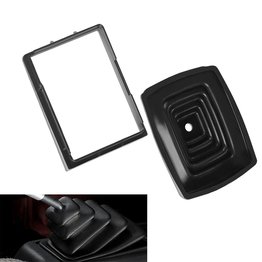 Shifter Boot & Retainer Bezel Ring Kit 53000506 For 1997-2004 Jeep TJ Wrangler with Manual Transmission