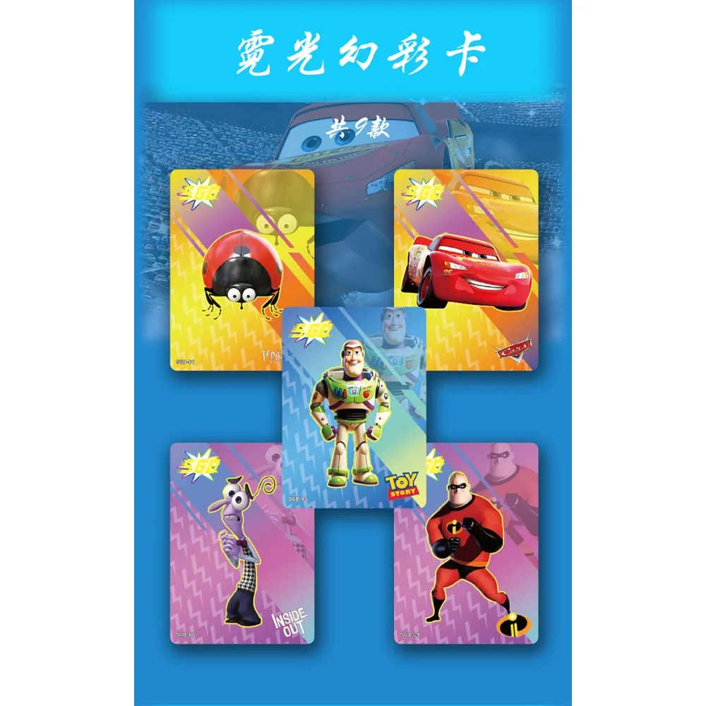 Anime Story Series Cards Disney Highly Popular Animated Characters Woody Bob Parr Time Capture Card Collection Kid Favorite Gift