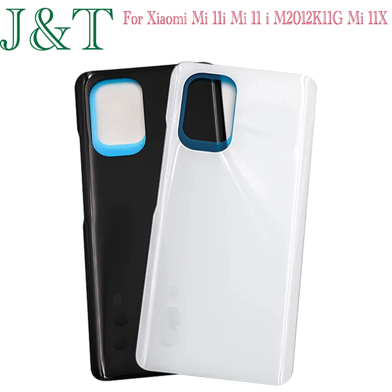 For Xiaomi MI 11i M2012K11G Mi 11X Pro Battery Back Cover 3D Glass Panel Rear Door Housing Case Adhesive Replace