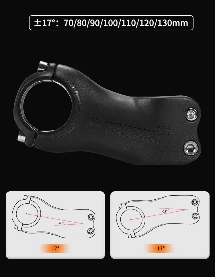 K04 Full carbon fiber mountain bike handle stand road bike riser bicycle faucet spare parts