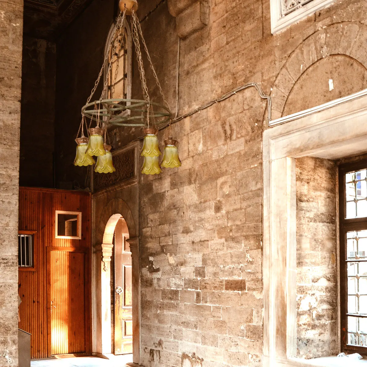 

Glass Lamp Shade Golden Transparent Replaceable Cover for Table Ceiling Light Living Room Bedroom Decor Warm Romantic Atmosphere