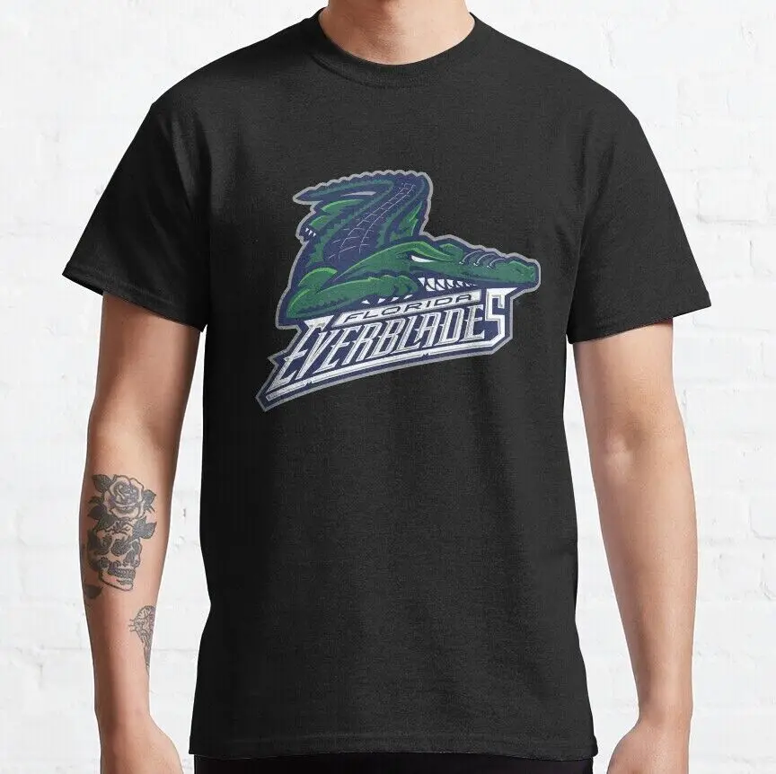 Florida Everblades Classic T-Shirt Size S-5XL, Multi Color, Best GiftHigh Quality 100%Cotton Short Sleeve