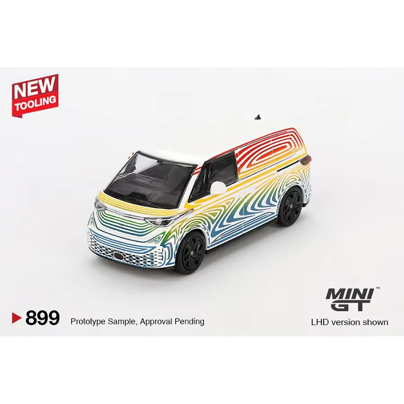 PreSale MINIGT 899 1:64 ID BUZZ Prototype Rainbow Diecast Model Collection Toys