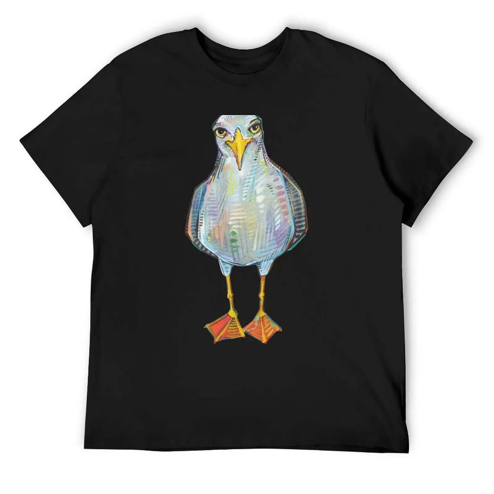 Gull on Blank Background T-Shirt graphic tee shirt essential t shirt anime figures workout shirts for men