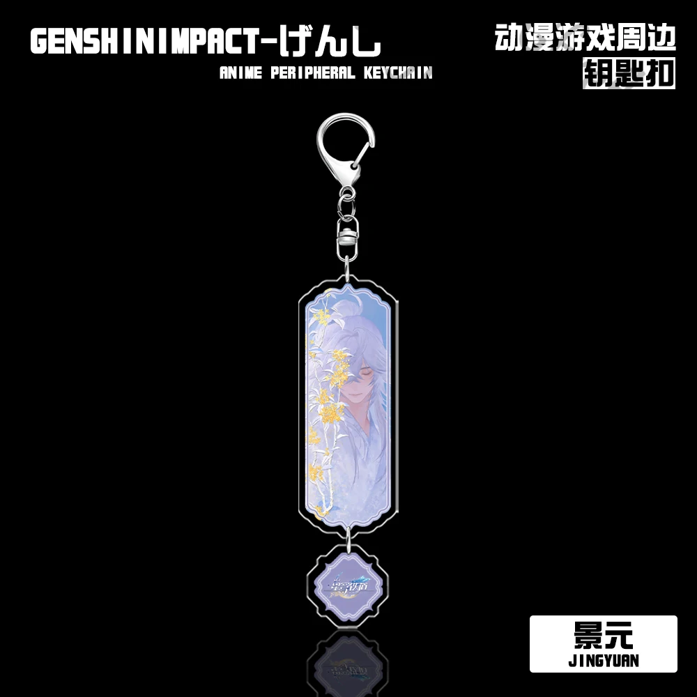 Anime Honkai: Star Rail Acrilico Avventurina Appeso Goccia Ciondolo Portachiavi Cinghia Domenica Interlayer Gioco Ambito Robin Regalo