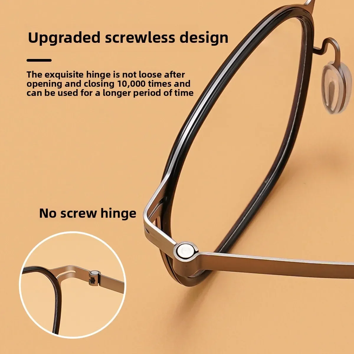 إطارات طبية فاخرة من التيتانيوم للرجال، مربعة خفيفة الوزن بطبقة IP كاملة الحواف، نظارات عمل عصرية للركاب OL الأكثر مبيعًا
