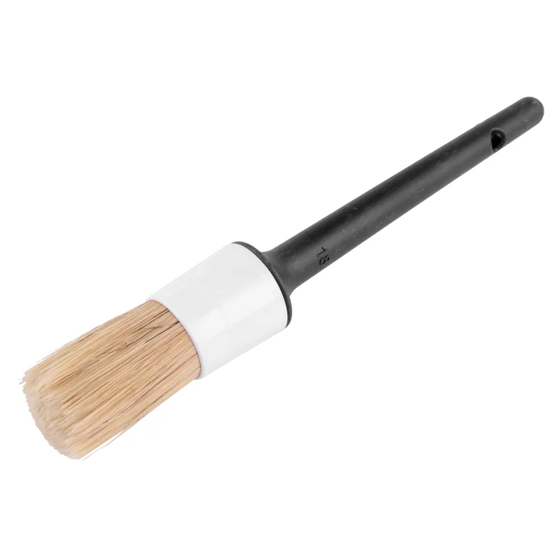 

Natural Boar Hair Detail Brush (Set Of 10),Premium Detail Brushes For Engines, Wheels, Interior, Leather, Trim, Emblems-ABQU