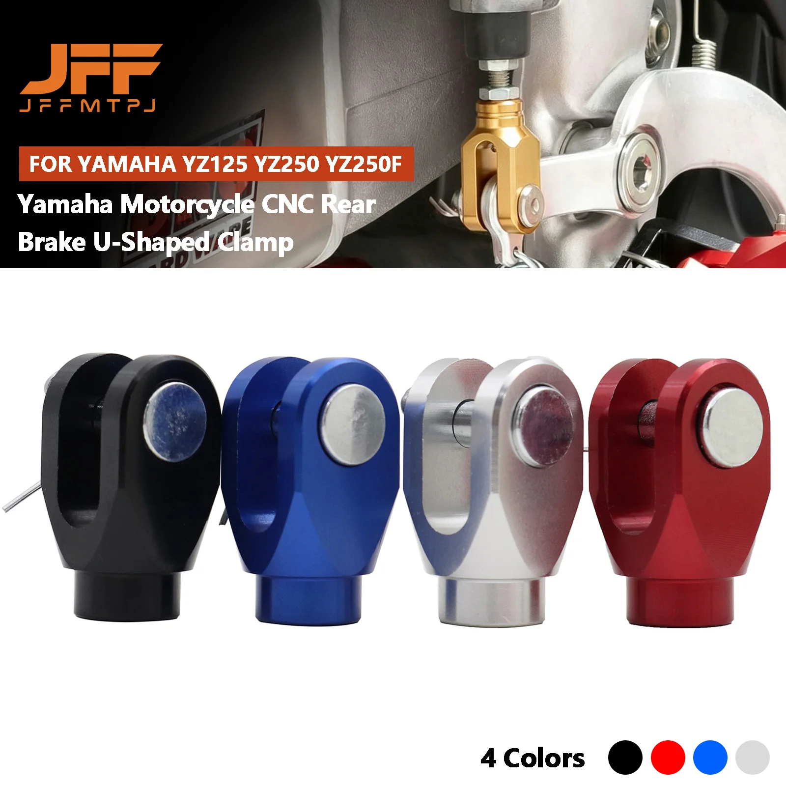 

Motorcycle CNC Rear Brake Clevis For Yamaha YZ125 YZ250 YZ250F YZ450F YZ125X YZ250X YZ450FX YZ250FX WR250F WR450F 2003-2023