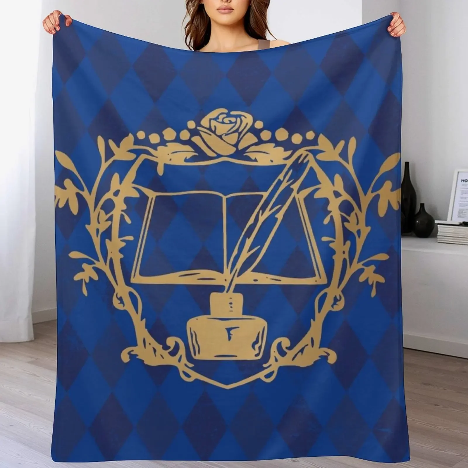 

Myne's Crest Ascendance of a Bookworm Throw Blanket blankets and throws Tourist For Baby Bed covers Blankets