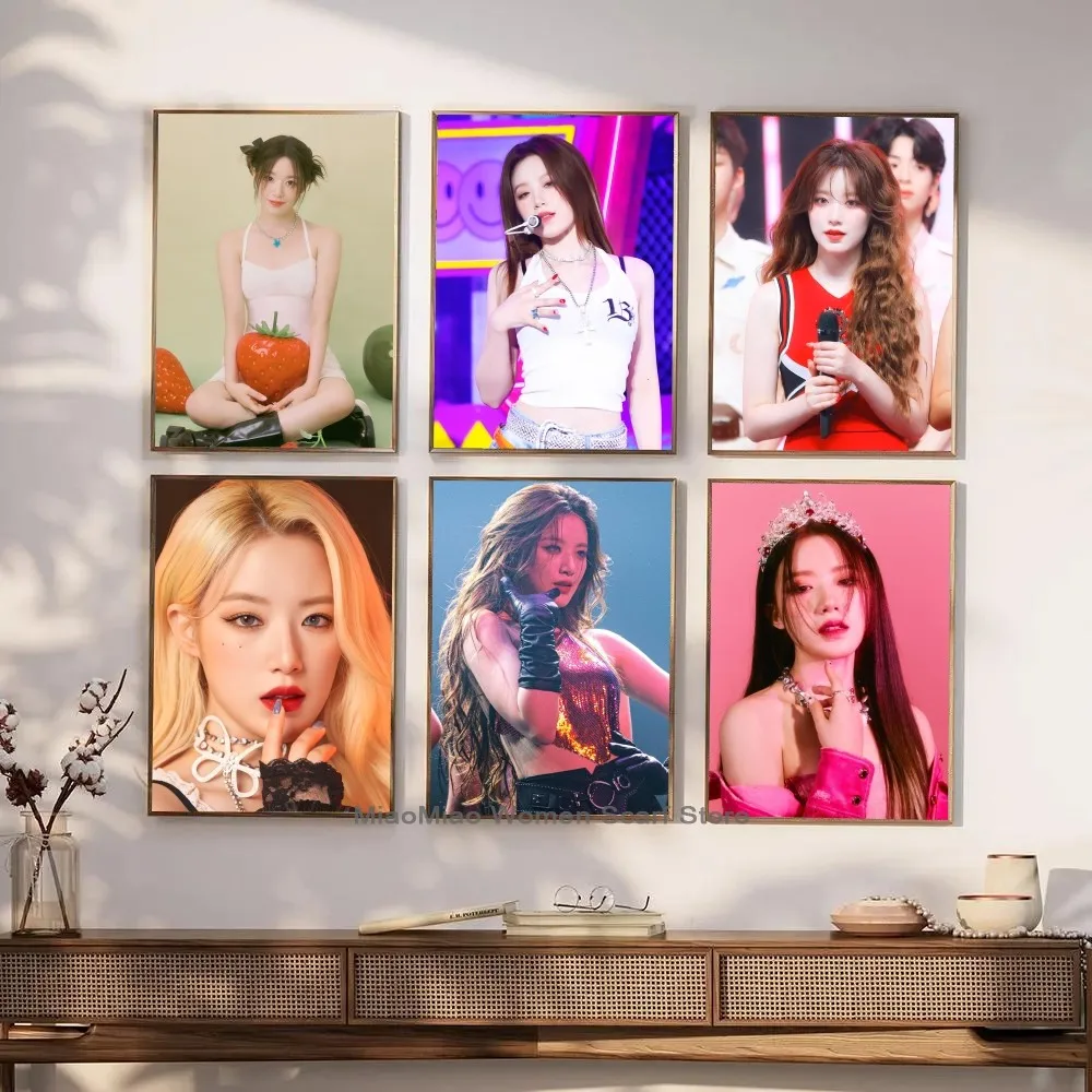 KPOP (G)I-DLE-Yeh Shu-Hua Poster Paper Print Home Living Room Bedroom Entrance Bar Cafe Art Painting Decoration