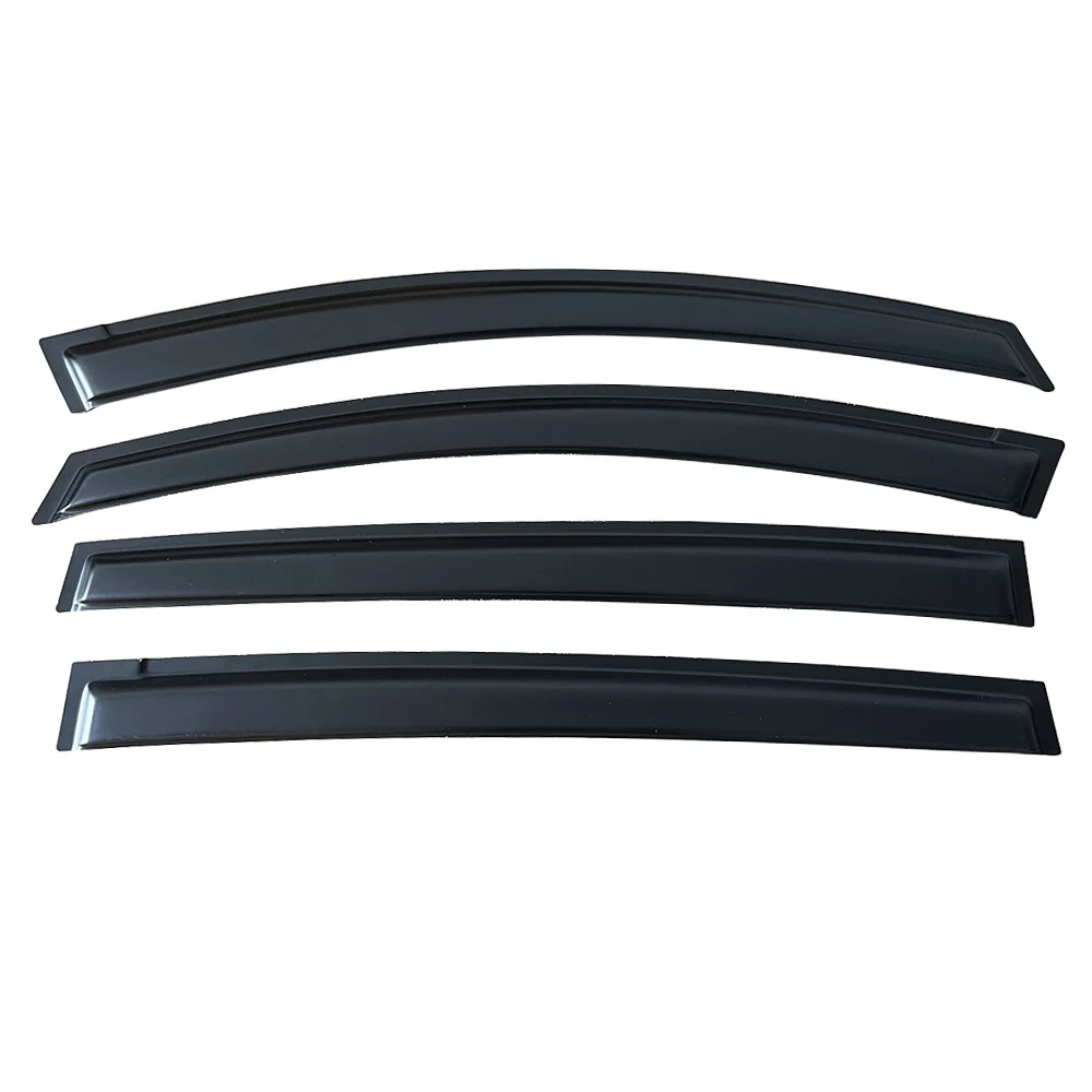 For Toyota Verso 2001-2017 5Doors Auto Black Tinted Car Side Window Visor Guard Vent Awnings Shelters Rain Guard Door Ventvisor
