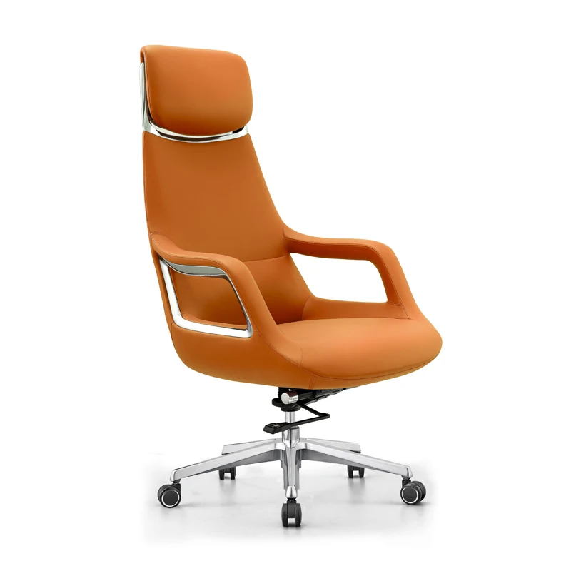 

Ergonomic Executive Swivel Chair High Back Reclining Lumbar Support Armrests Modern Office Manager Conference Furniture
