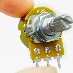 6 -pin potentiometer, ohm b1k/5k/10k/20k/50k/100k/500k/1m, adjustable, rotary, carbon movie, 5pcs 10 Main Sales Potentiometer 10K - №7