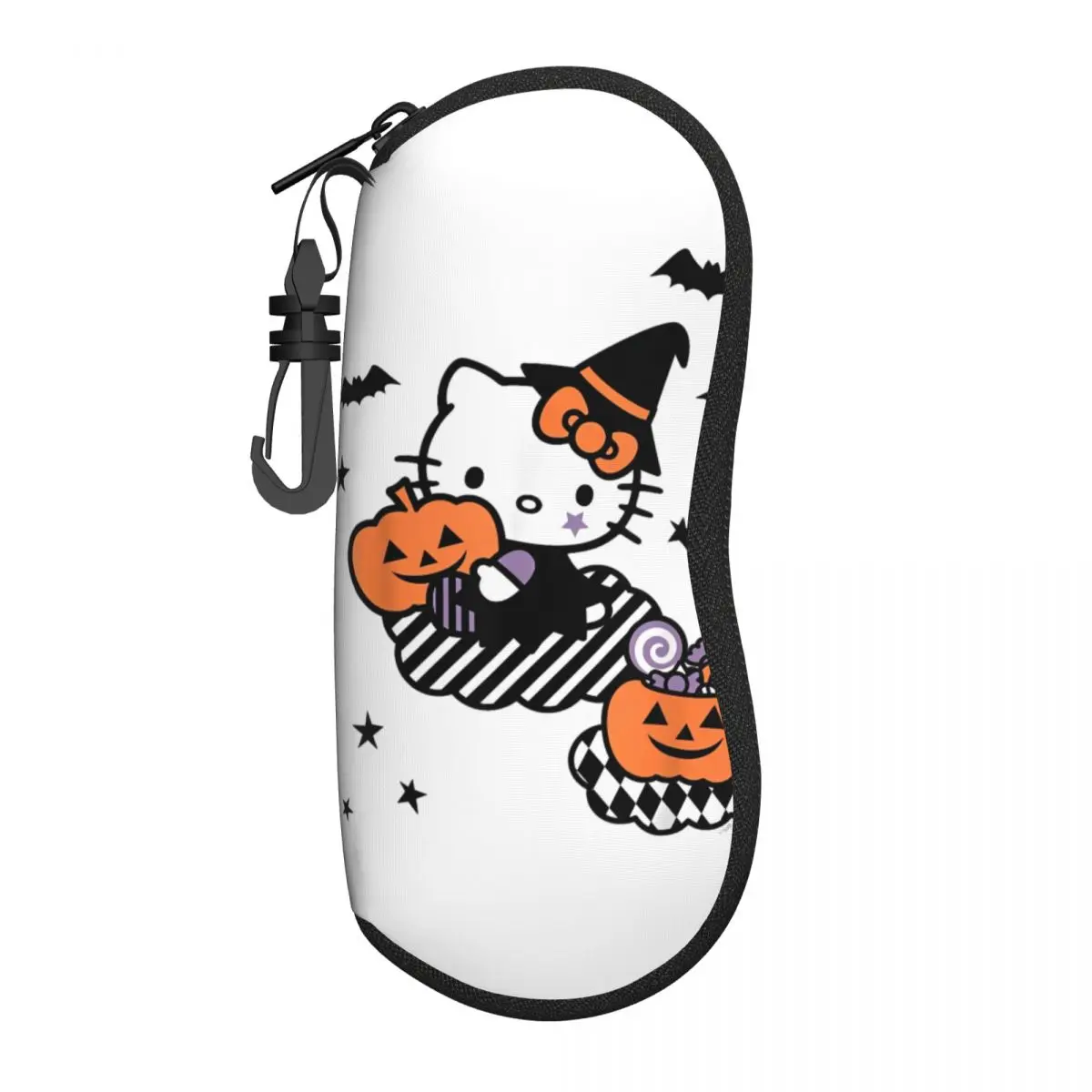 Hello Kitty Trick Or Treat Halloween Glasses Case New Glasses Protector Ins Glasses Box