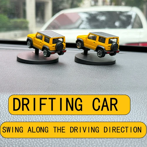 Imagen 1 del producto Adornos giratorios para salpicadero de coche, modelo de carreras giratorio, decoración de consola central individual para coche JIMNY, 1 Uds.