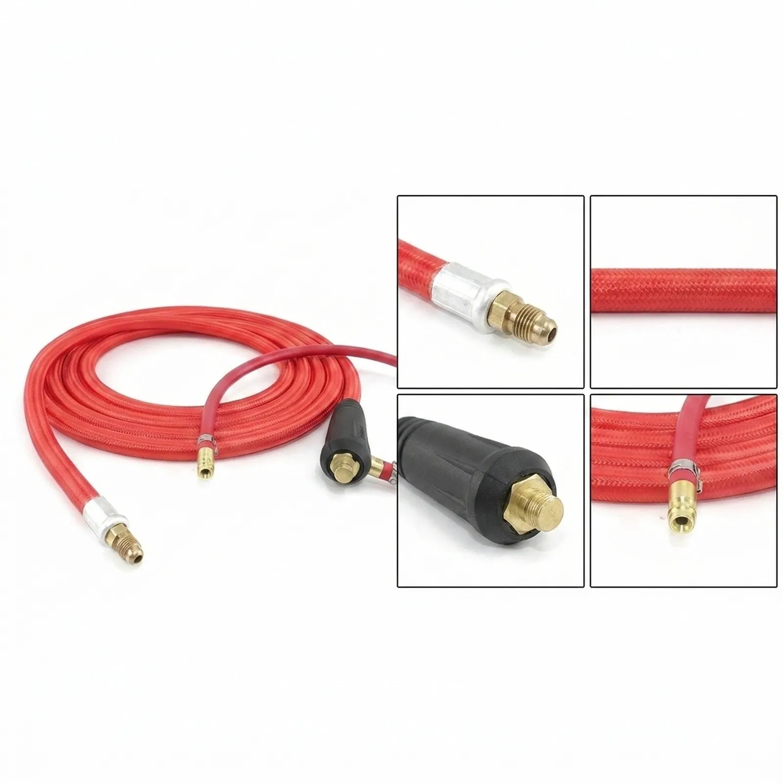 High Performance for tig Welding Cable Hose with Soft and Flexible Air Cooled Design Integrated for (8mm Quick Connectors)